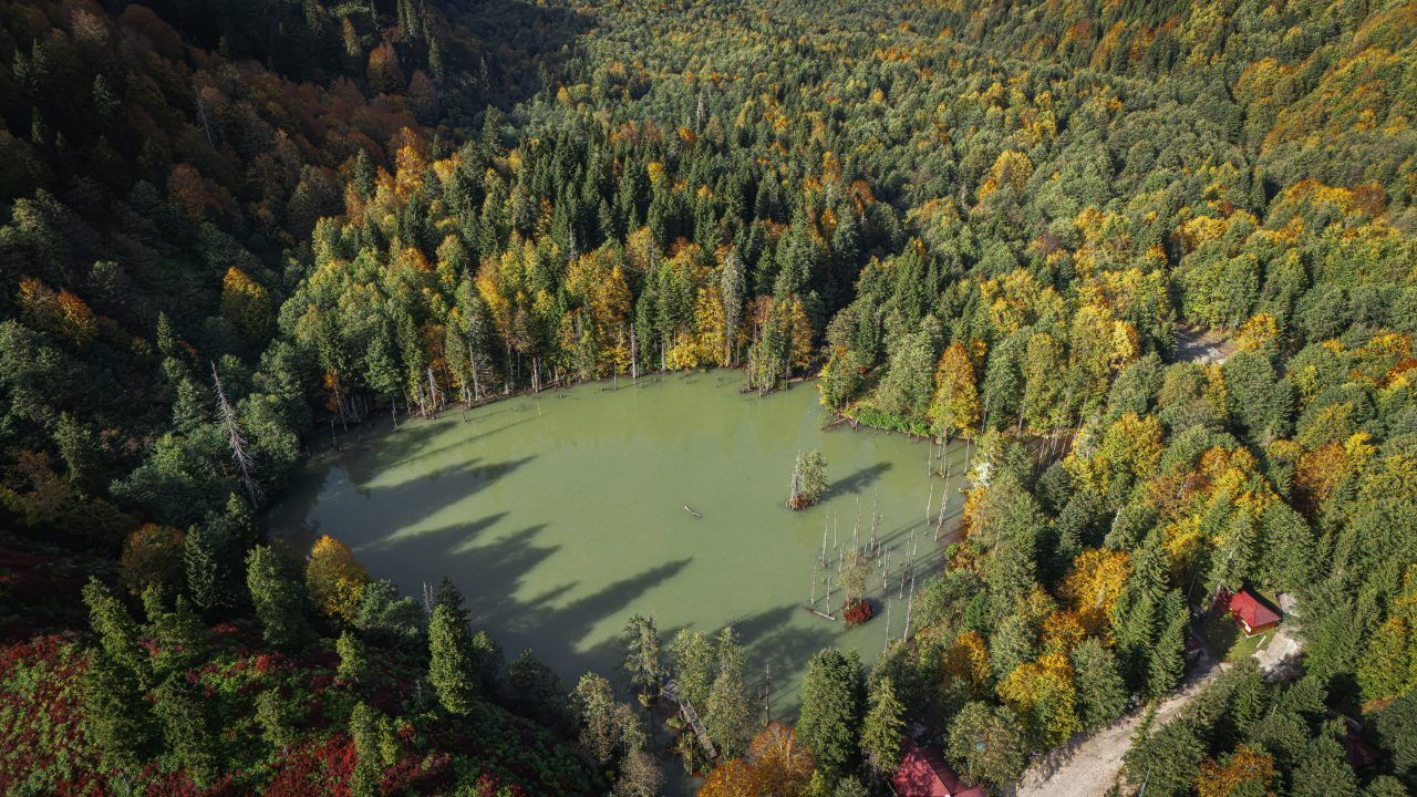 ARTVİN (AA) – Artvin'in önemli turizm merkezlerinden Borçka Karagöl Tabiat