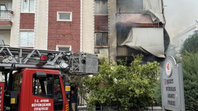 AYDIN (AA) – Aydın'ın Efeler ilçesinde bir evde çıkan yangın