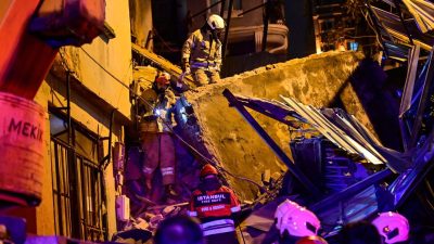 - Ekipler, enkazda tedbir amaçlı arama ve inceleme çalışması başlattı