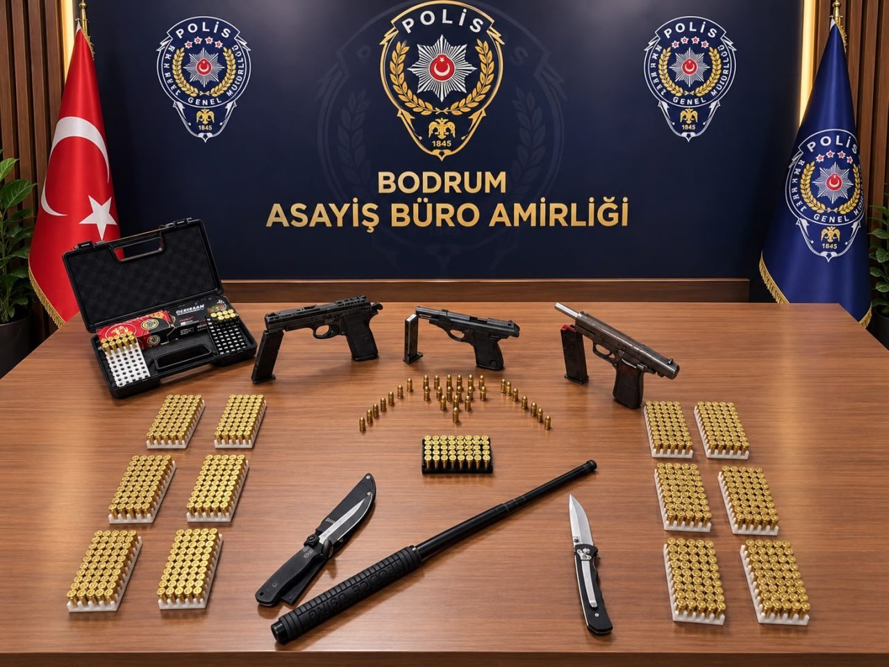 MUĞLA (AA) – Muğla'nın Bodrum ilçesinde bir araçtan ateş açılmasına