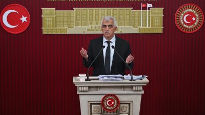 TBMM (AA) – DEM Parti milletvekilleri, Meclis'te ayrı ayrı düzenledikleri