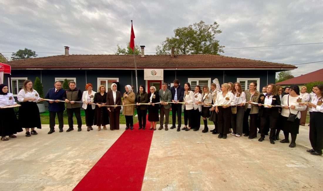 DÜZCE (AA) – Düzce'de devlet desteğiyle kadın üreticiler için kurulan