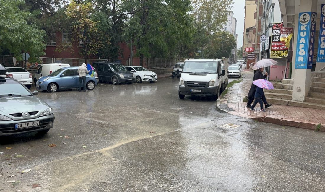 ELAZIĞ (AA) – Elazığ'da sağanak hayatı olumsuz etkiledi. Kent genelinde