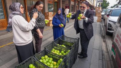 DİYARBAKIR (AA) – Denizli'de yaşayan 76 yaşındaki Muhammet Yılmaz, bahçesinden