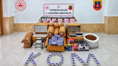 ESKİŞEHİR (AA) – Eskişehir'in Sivrihisar ilçesinde jandarma ekiplerince düzenlenen kaçak