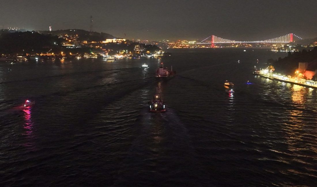 İSTANBUL (AA) – İtalya'ya seyreden Malta bandralı 110 metre uzunluğundaki