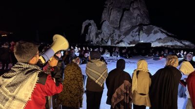 NEVŞEHİR (AA) – Kapadokya'da, Gazze'de yaşanan insani krize dikkati çekmek