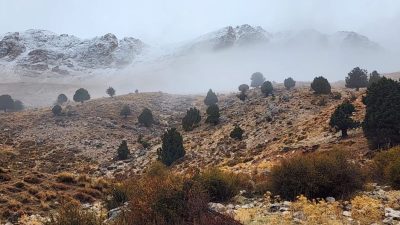 ANTALYA (AA) – Antalya'nın Kaş ilçesinde yüksek kesimlere mevsimin ilk