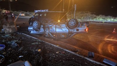 KAYSERİ (AA) – Kayseri'nin Melikgazi ilçesinde otomobilin karşı şeride geçerek