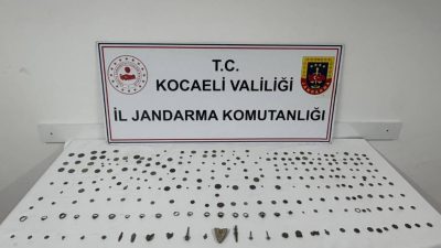 KOCAELİ (AA) – Kocaeli'de düzenlenen operasyonda ekipler, tarihi nitelikte 271
