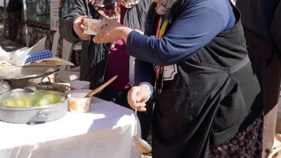 - Katılımcılara 2 bin kişilik tarhana ikram edildi