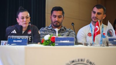 ANKARA (AA) – Para milli sporcular Hakan Akkaya, Ahmet Kaplan