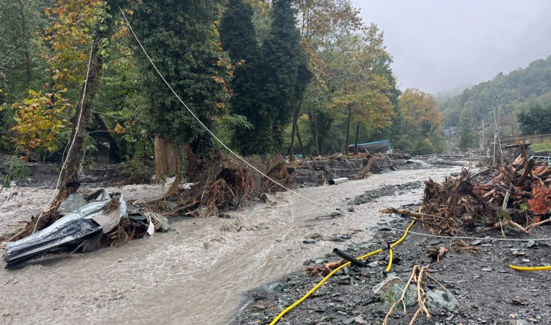 SAKARYA (AA) – Sakarya'da etkili olan sağanak nedeniyle turistik ilçe