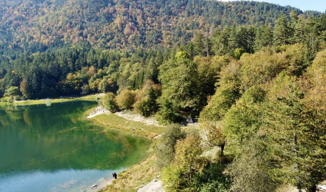 BOLU (AA) – Bolu'nun Mudurnu ilçesindeki Sülüklü Göl Tabiat Parkı'nda