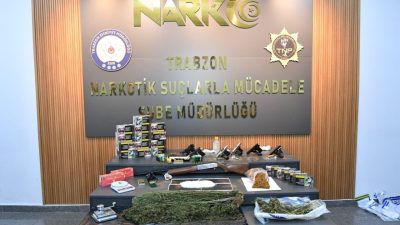 TRABZON (AA) – Trabzon'da düzenlenen uyuşturucu operasyonunda 45 şüpheli gözaltına